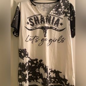 Shania Bull Skull Shirt